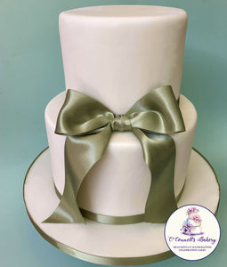 Weddings - Two Tier Classic Fondant Cake