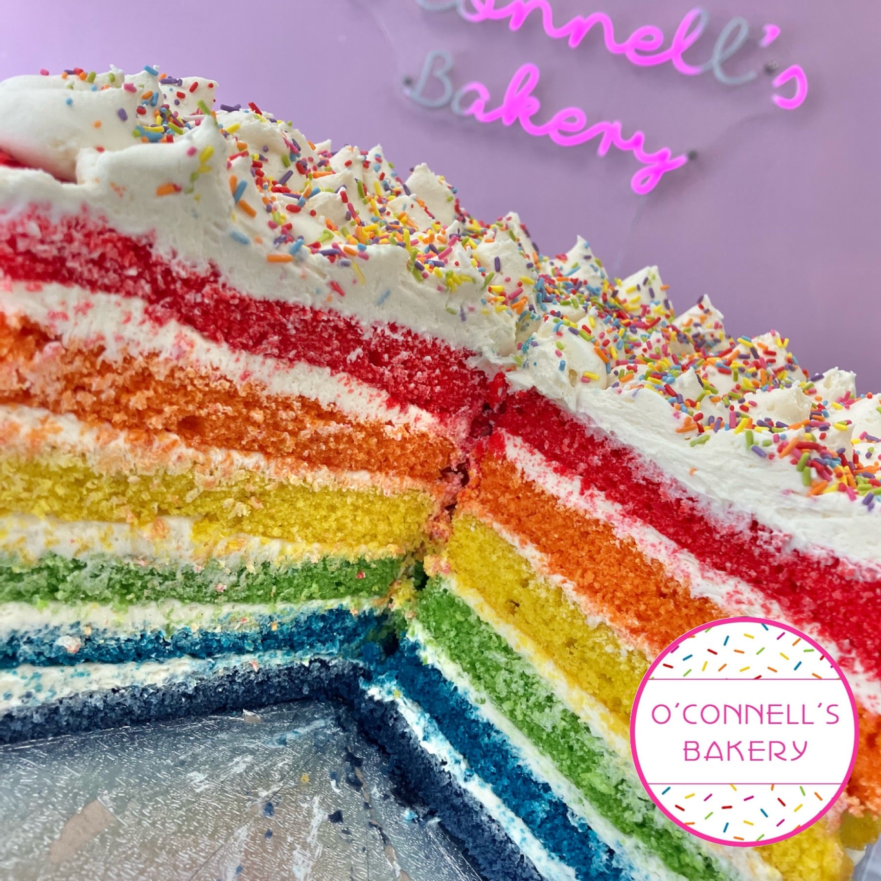 Celebration Cake - Rainbow