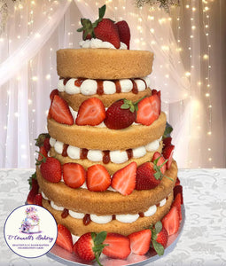 Weddings - Three Tier Victoria Sponge